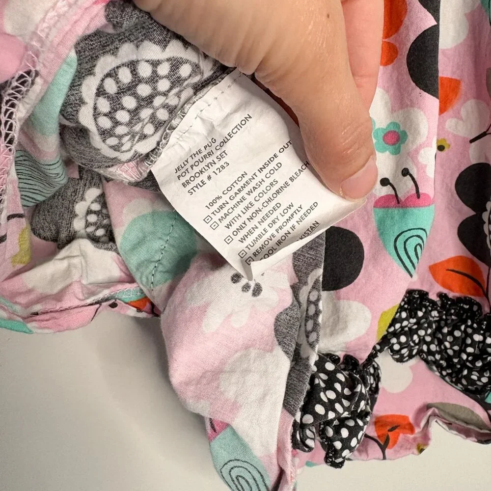 Jelly‎ the Pug Girls Size 8 Floral High-Low Ruffle Tunic Top - Picture 6 of 6